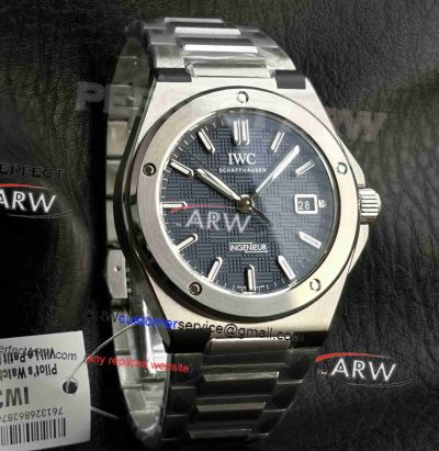 V7 Factory IWC Ingenieur Automatic 40 Purple Face Stainless Steel Super Clone Watch